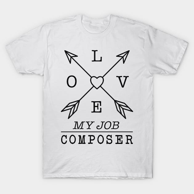 Composer profession T-Shirt by SerenityByAlex